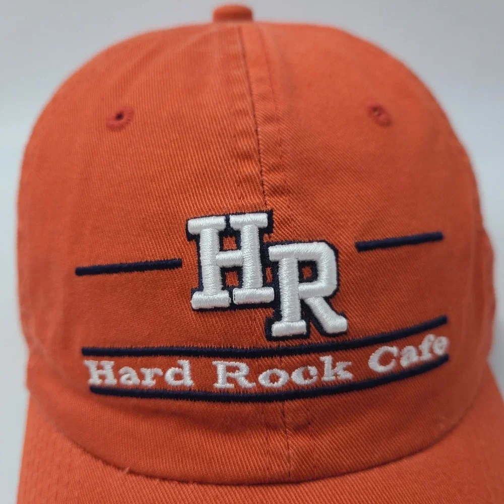 Hard Rock Cafe Hat‎ Strapback The Game Split Bar Orange Memphis Adjustable Men